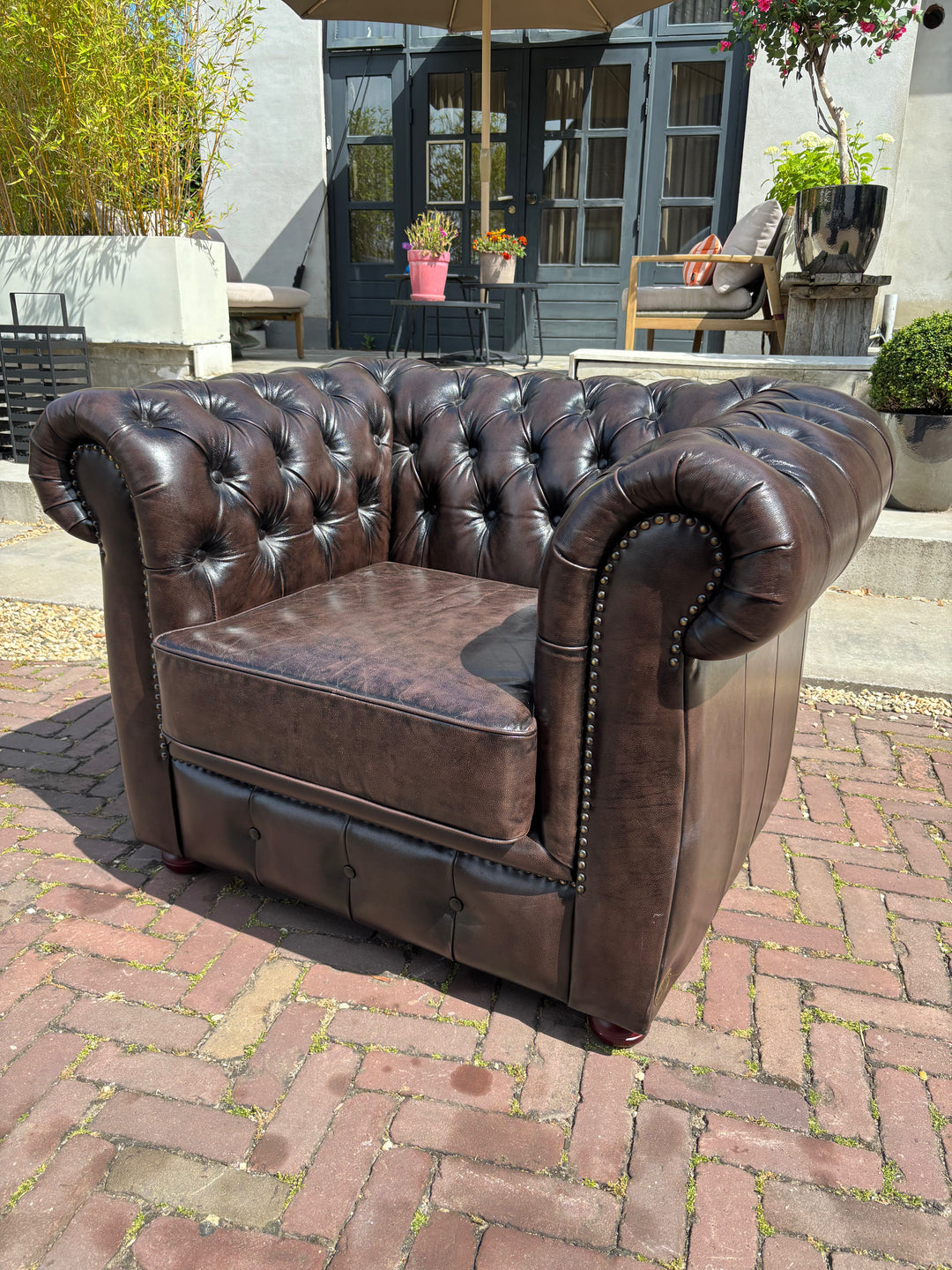 Chesterfield Bank en Fauteuil