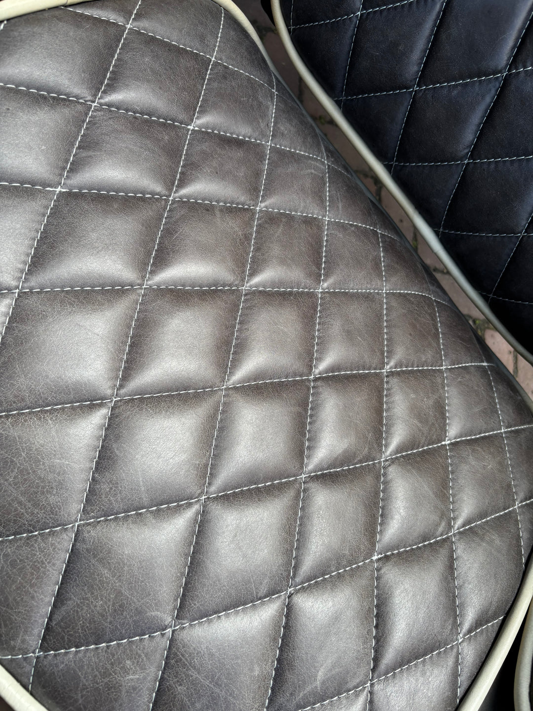 Aviator Retro Lounge Fauteuil met Ottoman