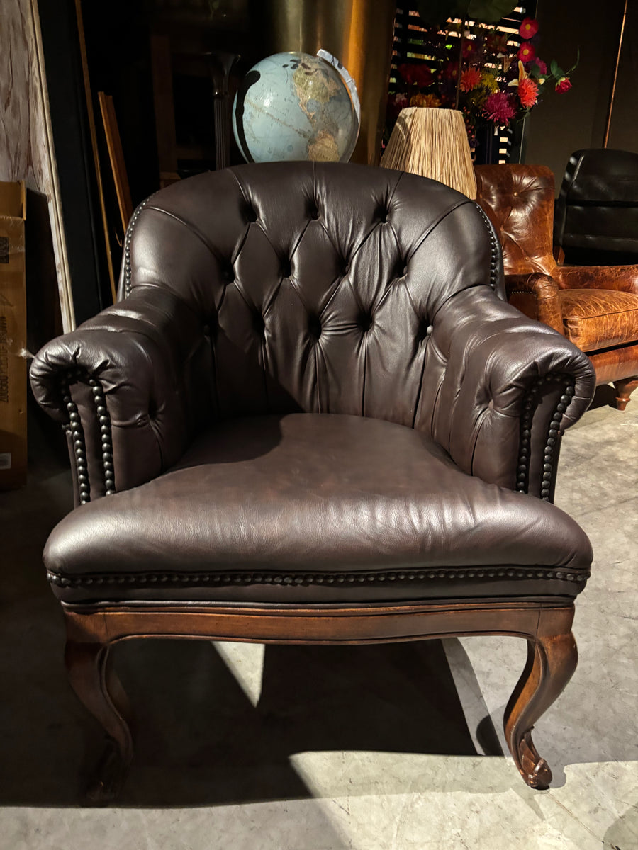 Klassieke Chesterfield- Fauteuil -Bureaustoel