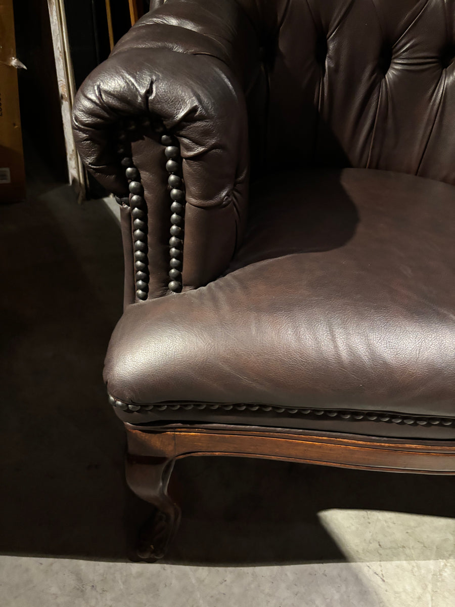 Klassieke Chesterfield- Fauteuil -Bureaustoel