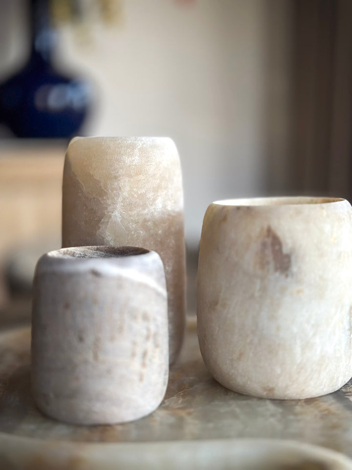 Onyx waxine lichthouder