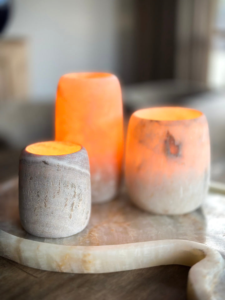 Onyx waxine lichthouder