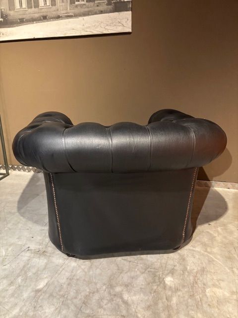 Engelse Chesterfield Clubfauteuil Zgan
