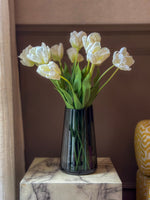 Witten tulp bloem