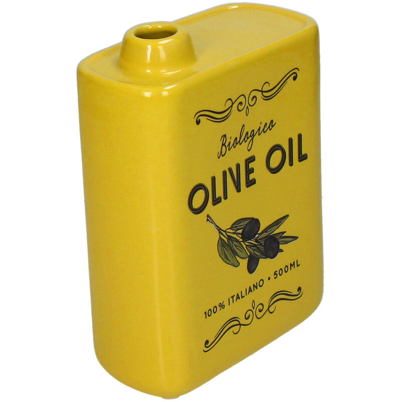 Vaas Olijfolie – Geel Keramiek