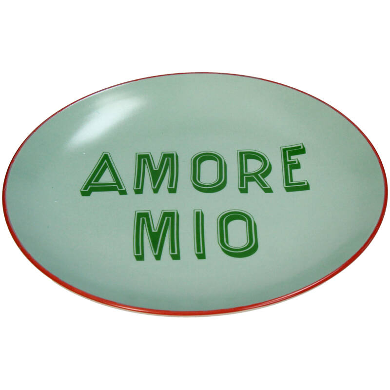 Piatto Italiano „Amore Mio” – Mintgroen Bord
