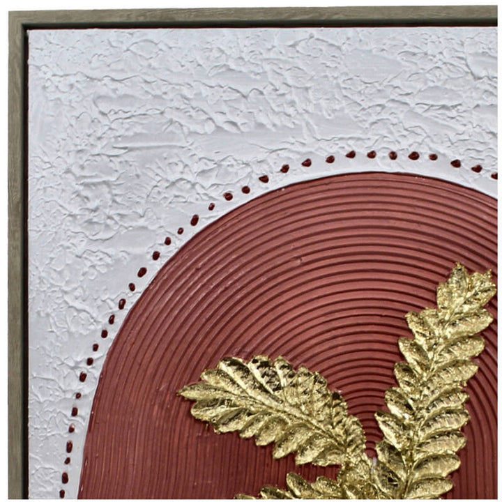 Schilderij “Golden Palm” – Tropische Luxe in 3D