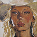 Cowboy Schilderij op Canvas 80x120 cm – Wanddecoratie