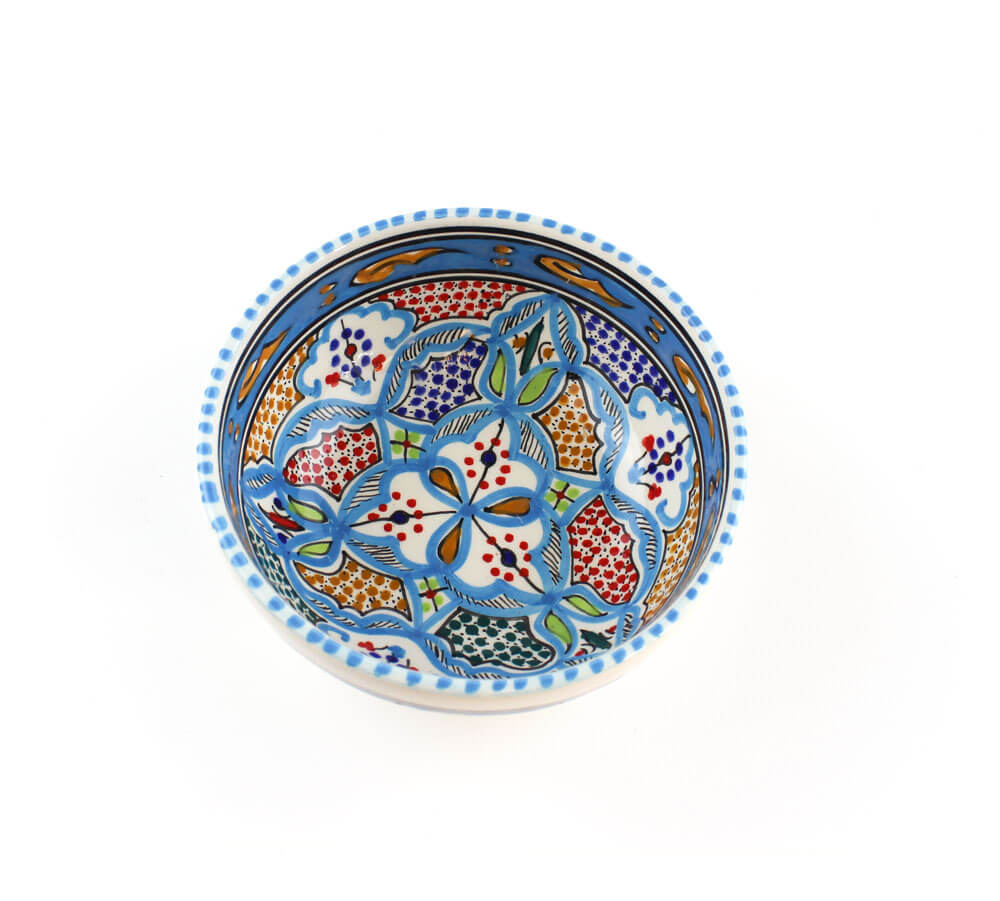 Tunesisch Servies – Handgemaakte Kom 15cm