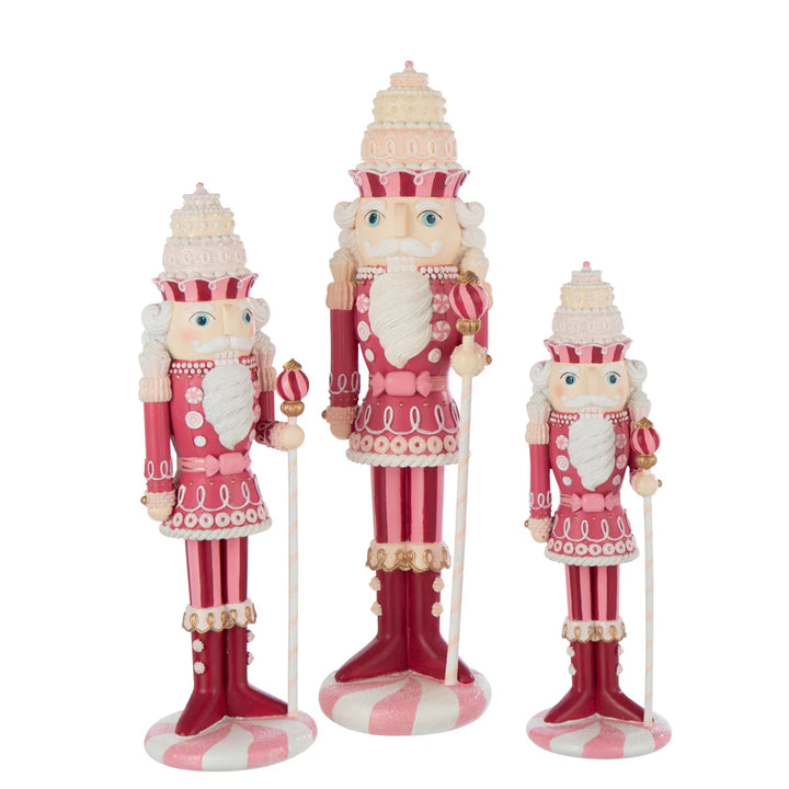 Notenkraker Snoep Kalk Wit/Roze Large H55,5cm J-Line