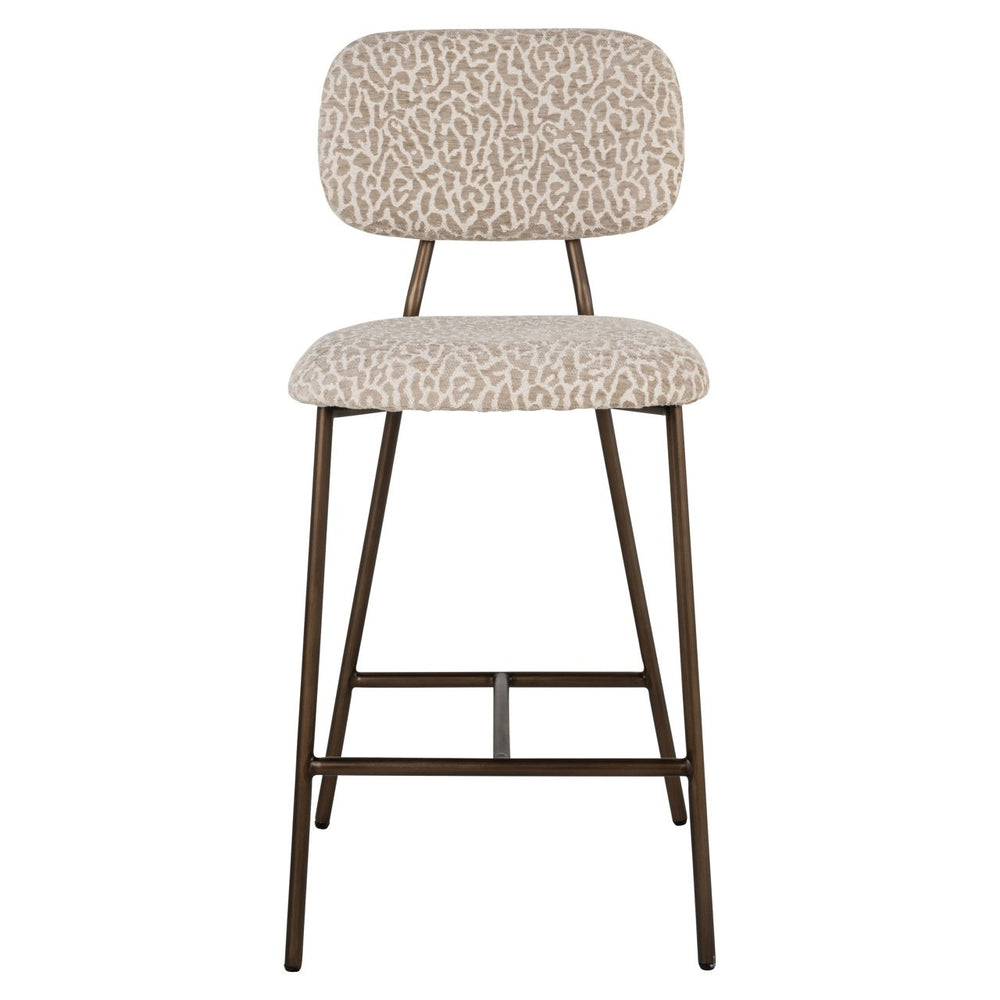 Richmond Barstoel Xenia Beige Leopard Set van 2 - afbeelding 2