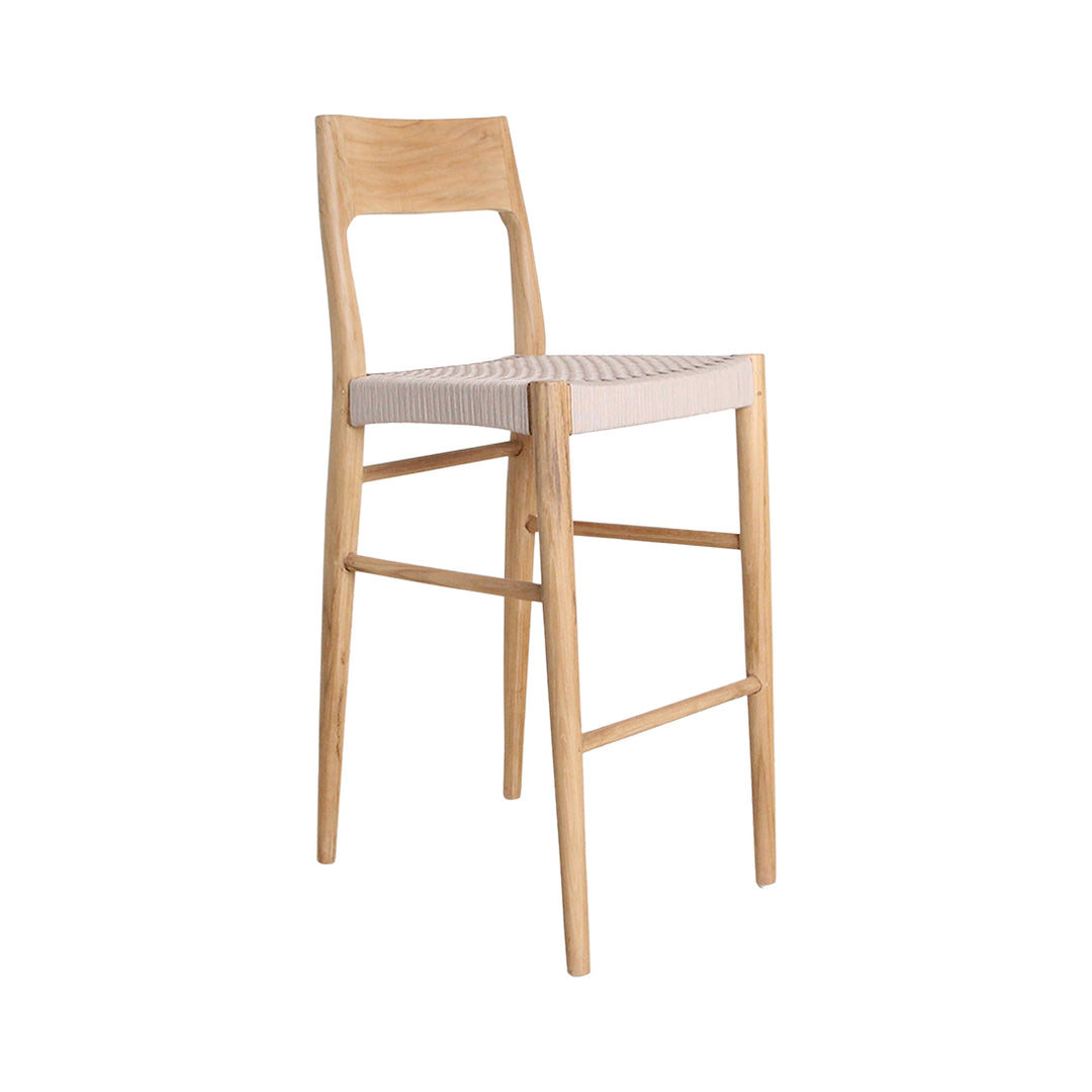 Verano outdoor barstoel naturel
