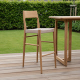 Verano outdoor barstoel naturel