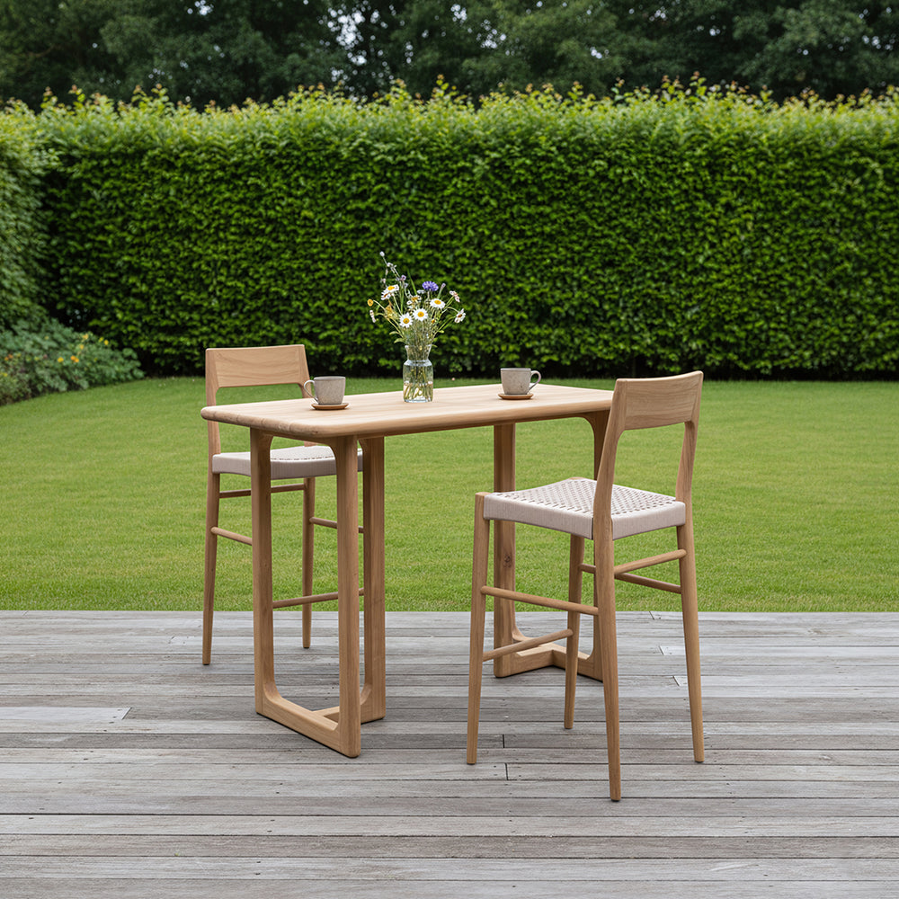 Verano outdoor barstoel naturel