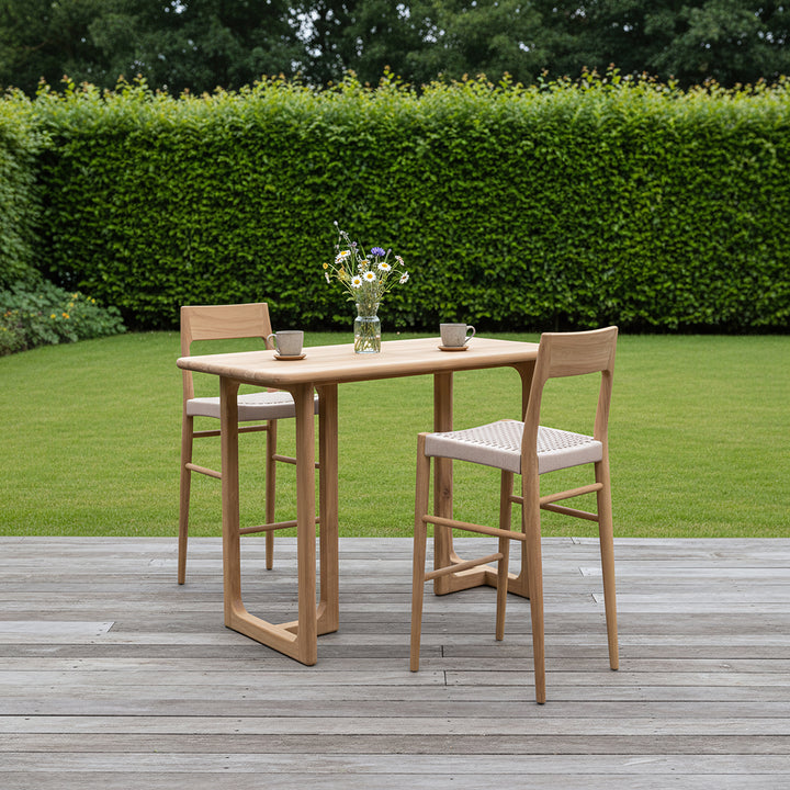 Verano outdoor barstoel naturel