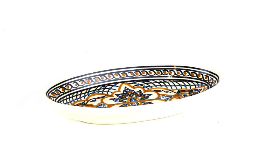 Ovalen Tunesische kleurrijke servies Schalen