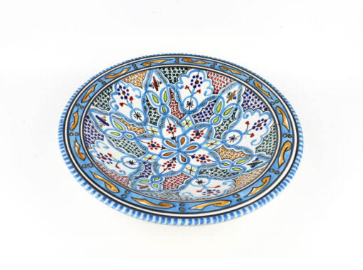 Tunesisch Servies – Handgemaakte Schaal op Voet 30cm