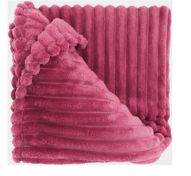 Luxe Polly Bontplaid – Zachte Rib Deken