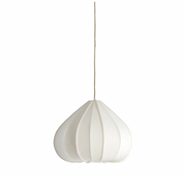 Light en Living Hanglamp ZUBEDA crème wit