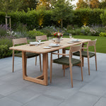 Primavera teakhouten bartafel buiten