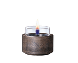 Tenderflame Lotus 10 – Compacte Eiken Tafelhaard | 4-5u Bioethanol Sfeerhaard