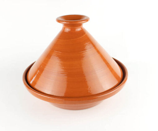 Tajine 25 cm Terracotta – Traditionele Keramische Noord-Afrikaanse Kookpot