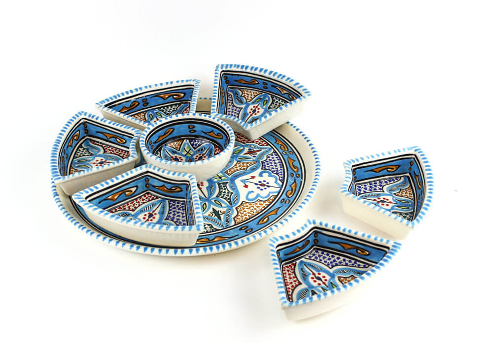 Tapas Set Rond XL – Stijlvolle Tapasschaal | Modern Design & Hoogwaardig Keramiek