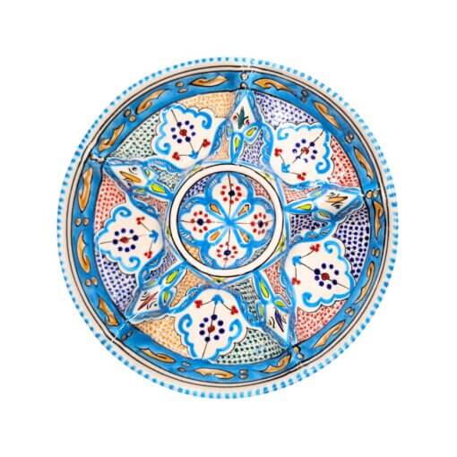 Tunesisch Servies – Handgemaakt Tapasbord | Authentiek Aardewerk met Uniek Design