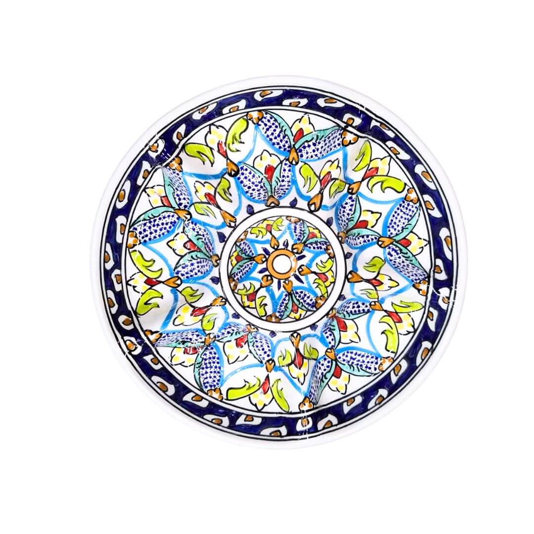 Tunesische Tapasschaal – Handgemaakt Aardewerk