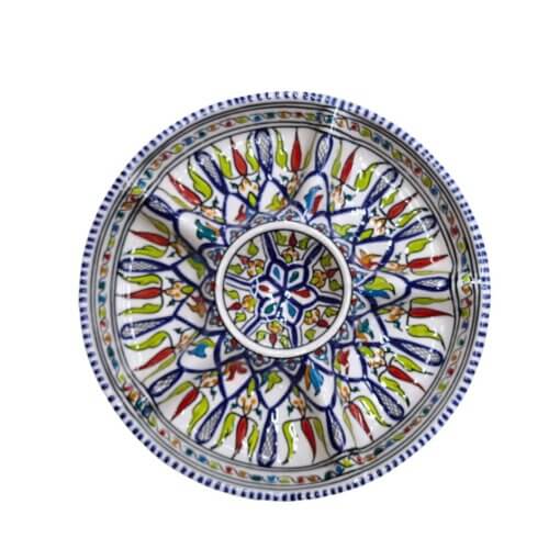 Tunesisch Servies – Handgemaakt Tapasbord | Authentiek Aardewerk met Uniek Design