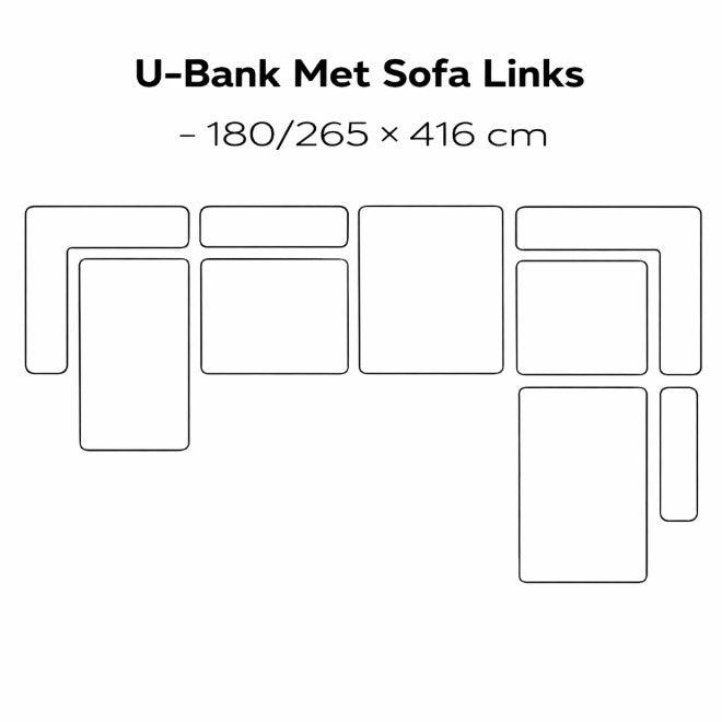 SEVN Matthieu – Modulaire Design Bank populairste opstellingen