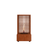 Tenderflame Agni 18 – Hoge Tafelhaard Buiten Cortenstaal | 18x18x36 cm