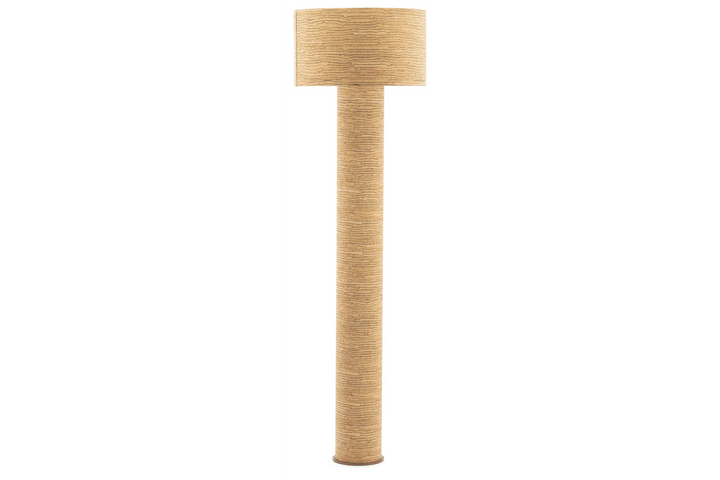 By-Boo Kura Vloerlamp – Kurk & Metaal (155 cm)