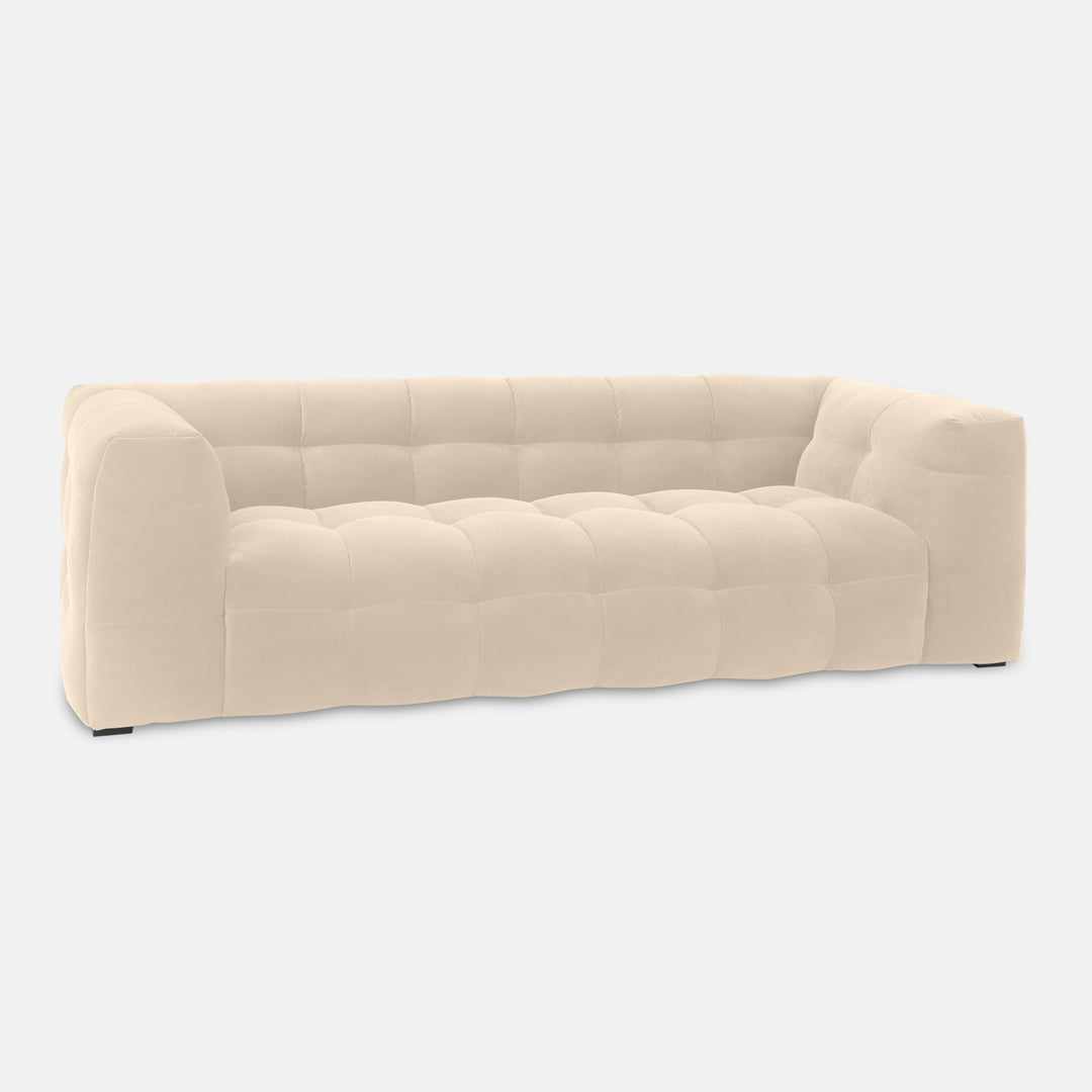 Velvet Bank 3-Zits – Ronde Luxe Designbank | Royal Linen