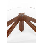 Houten onderstel van de Dutchbone Norwin salontafel