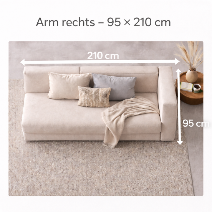 SEVN Veronique – Modulaire Design Bank losse modules-zelf samenstellen