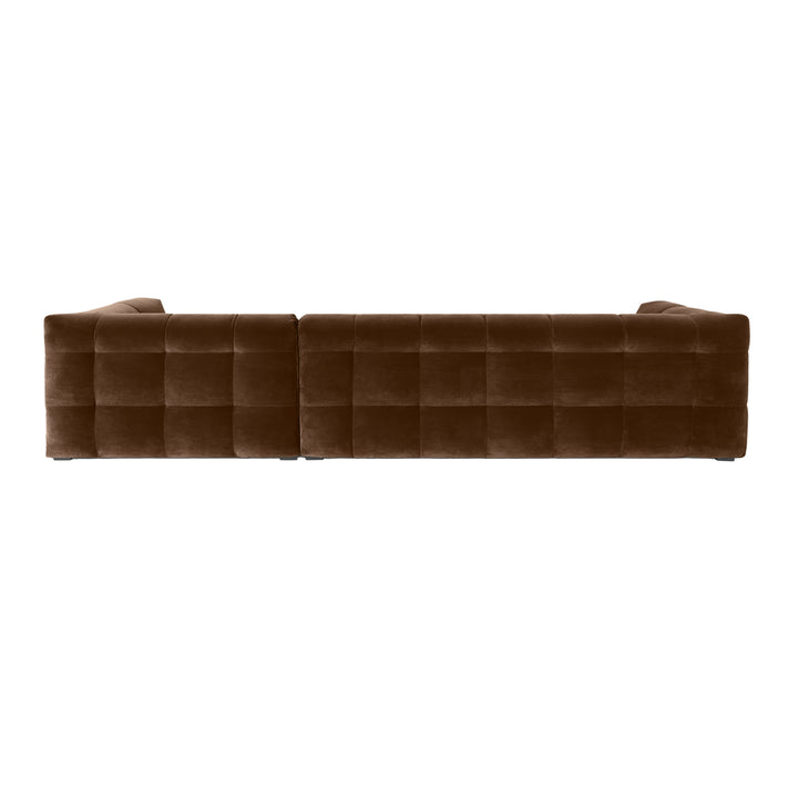 Bubbel Hoekbank Velvet – Luxe Organische Designbank Royal 108 wood