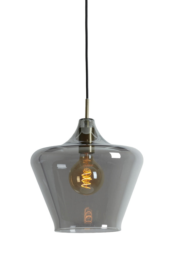 Light & Living Hanglamp Solly Smoke Glas Ø30cm