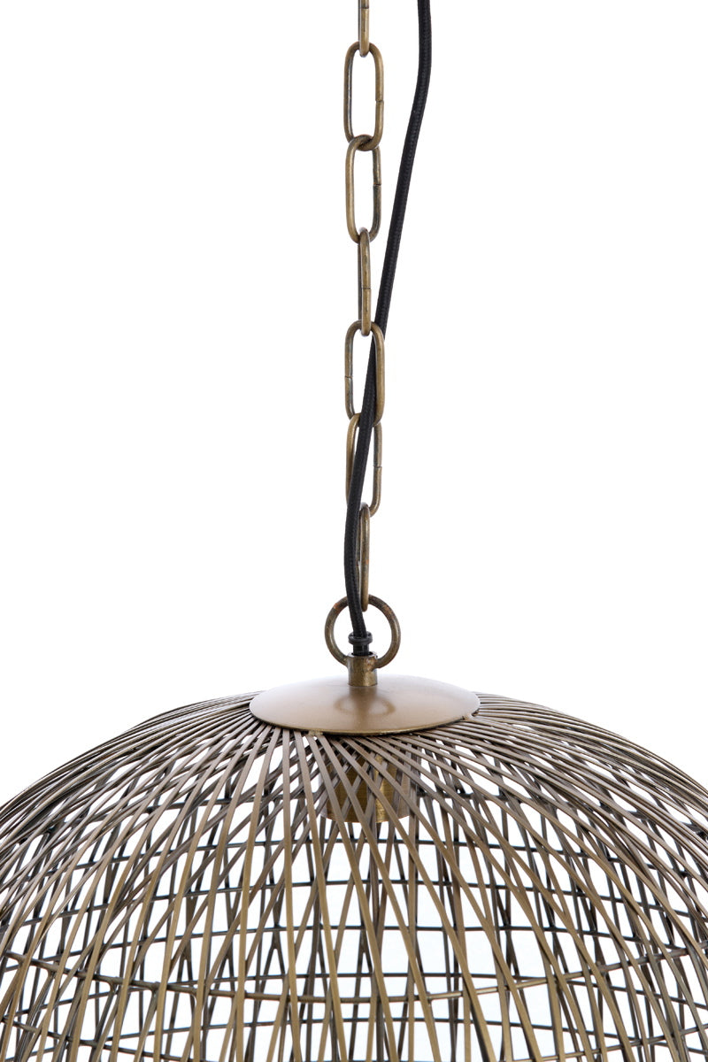 Light & Living Hanglamp Alwina Antiek Brons Ø50x44cm