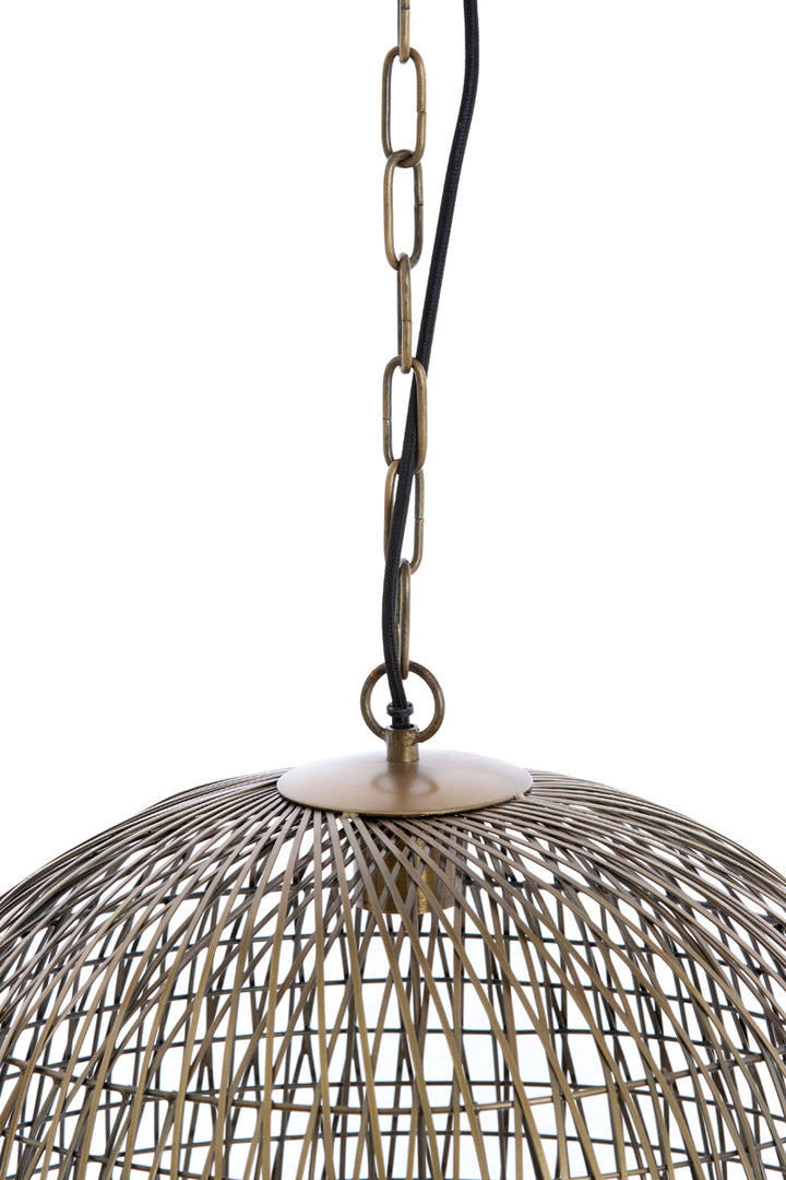 Light & Living Hanglamp Alwina Antiek Brons Ø50x44cm