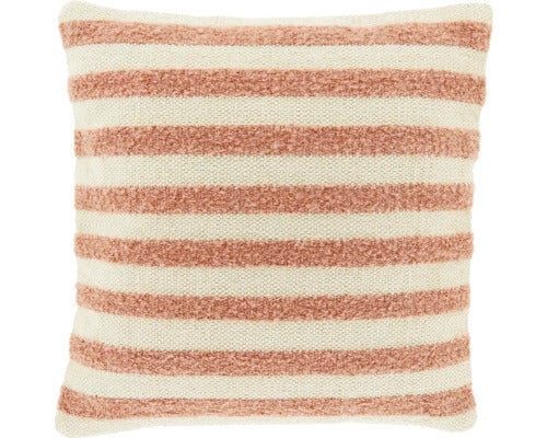 Sierkussen Boucle Strepen Roze