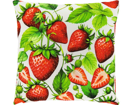 Sierkussen Coco Aardbeien 45x45 cm