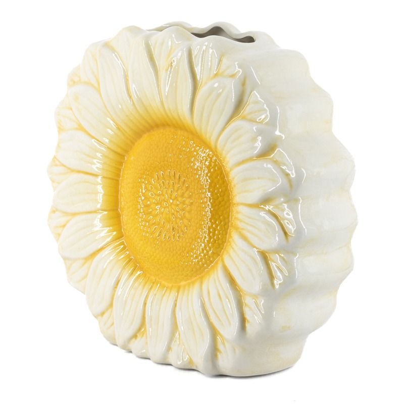 Zonnebloem Vaas Keramiek – Voorjaars & Paasdecoratie