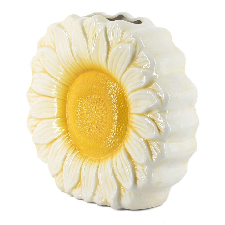 Zonnebloem Vaas Keramiek – Voorjaars & Paasdecoratie