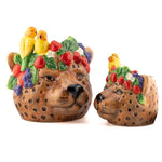 Luipaard Bloempot Keramiek – Tropische Panter Bloempot Set