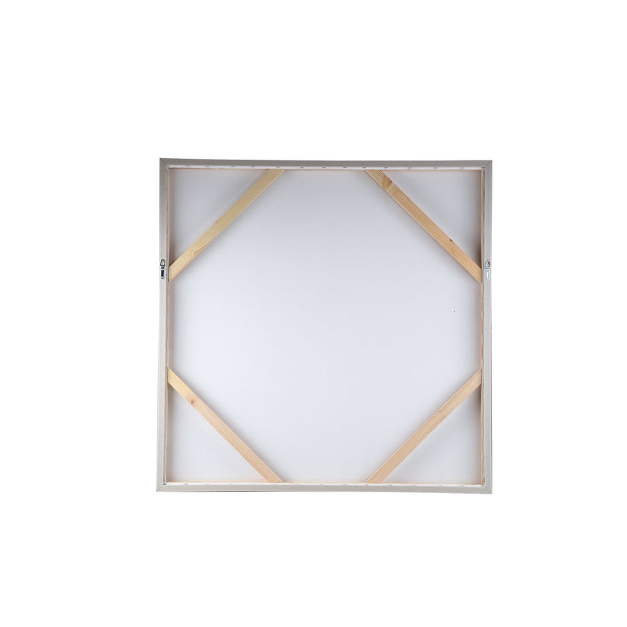 Asante Natural canvas paint wallpanel square frame PTMD