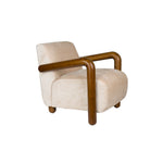 Compacte fauteuil met armleuningen 73 cm – Dutchbone Robinson