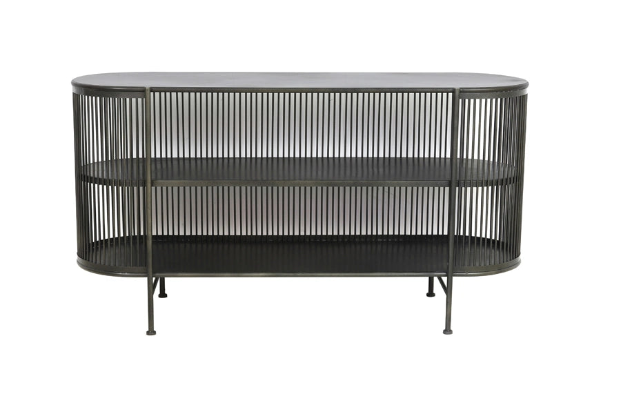 Light & Living Dressoir Open Yinthe Zwart 149cm