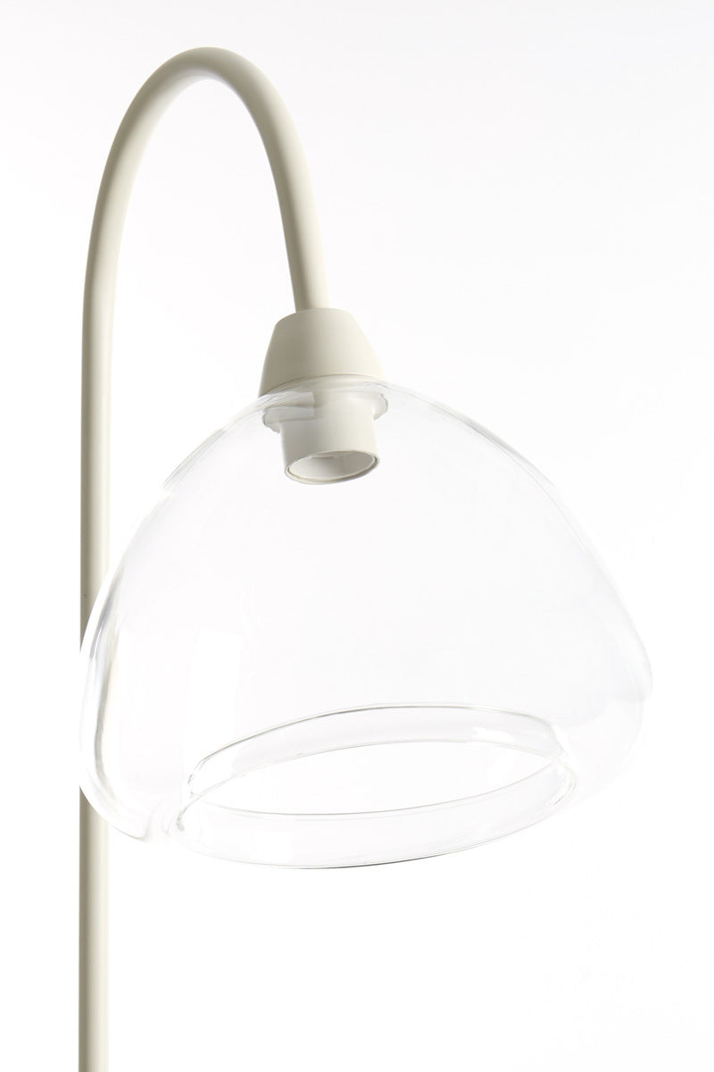 Light & Living Vloerlamp Bisho Crème