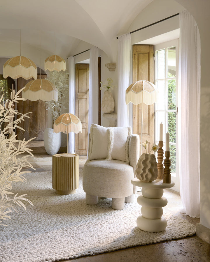 Light & Living Hanglamp Malacia Raffia